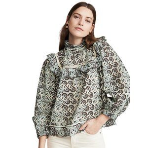 Sea New York Aurelia Long Sleeve Top Size 6
